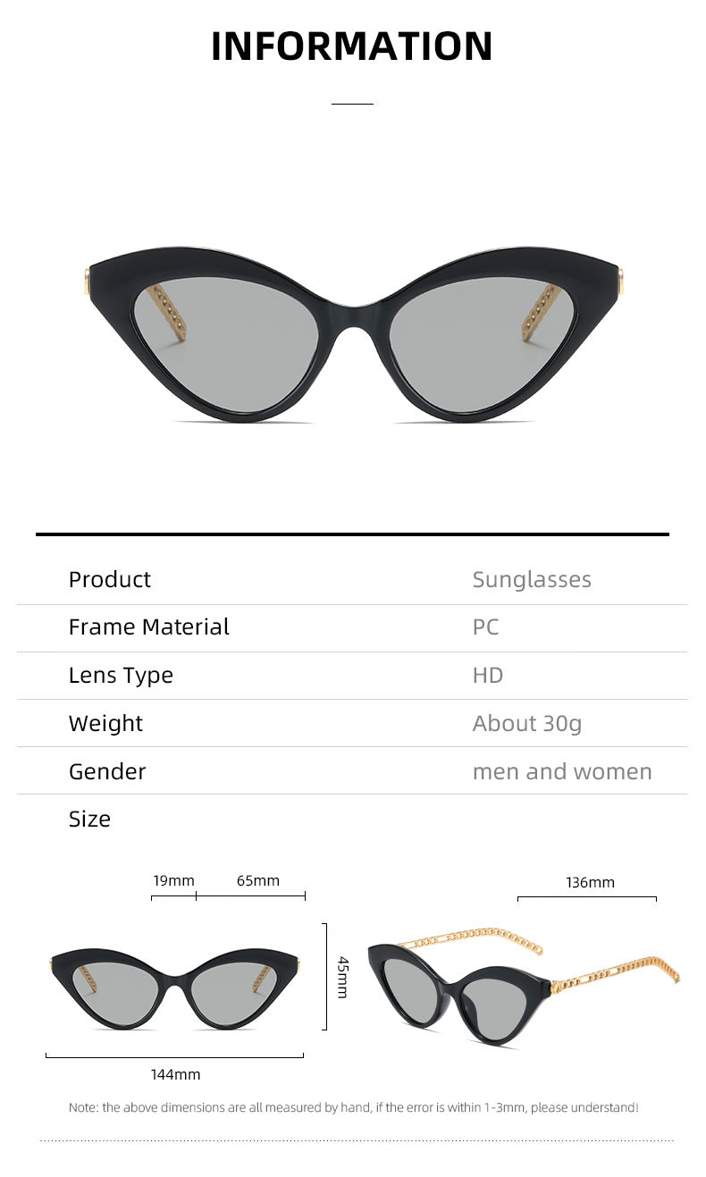 Dame Cat-Eye solbriller Luvikno