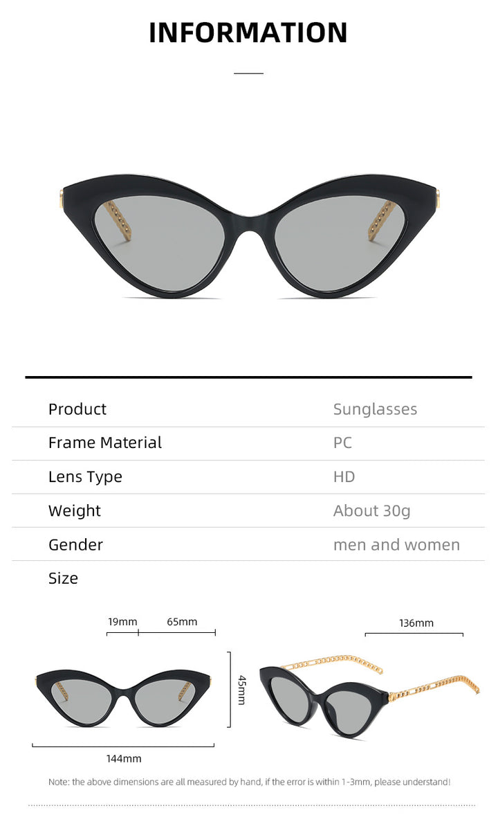 Dame Cat-Eye solbriller Luvikno