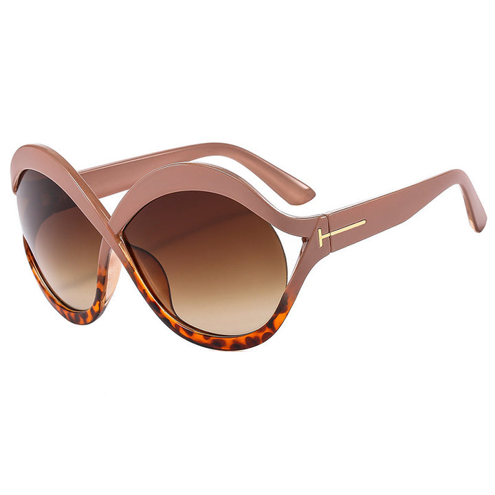 Dame ekstravagant formet solbrille Luvikno