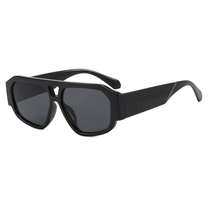Dame solbrille med iøynefallende oktagon-design og UV-beskyttelse Luvikno