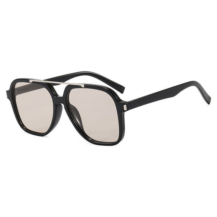 Dame kvadratisk solbrille med beskyttende UV-filter og elegant ramme Luvikno