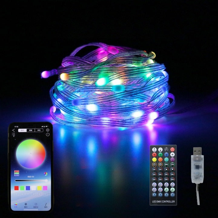 💡🌈Fargerik Fjernkontroll Led Strips Lys😎 | Luvikno