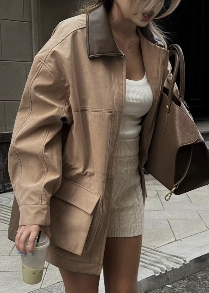 Luvik | Utility-takki, jossa on kontrastikaulus