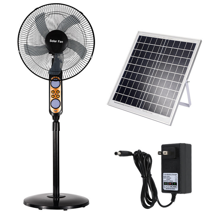 Dame Solarbetriven Stående Vifte Luvikno