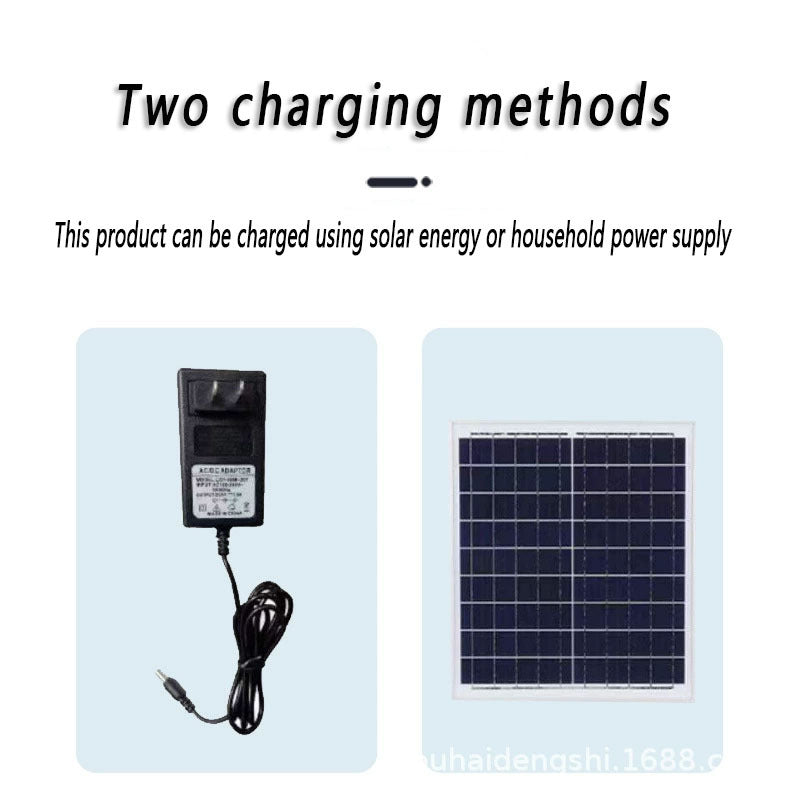 Dame bordvifte med fjernkontroll og solenergi Luvikno