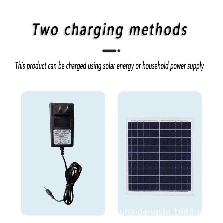 Dame bordvifte med fjernkontroll og solenergi Luvikno