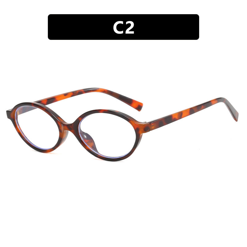 Dame moteriktig oval solbrille med buet ramme og UV-beskyttelse Luvikno