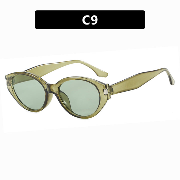 Dames moteriktig solbrille i elegant cat-eye stil Luvikno