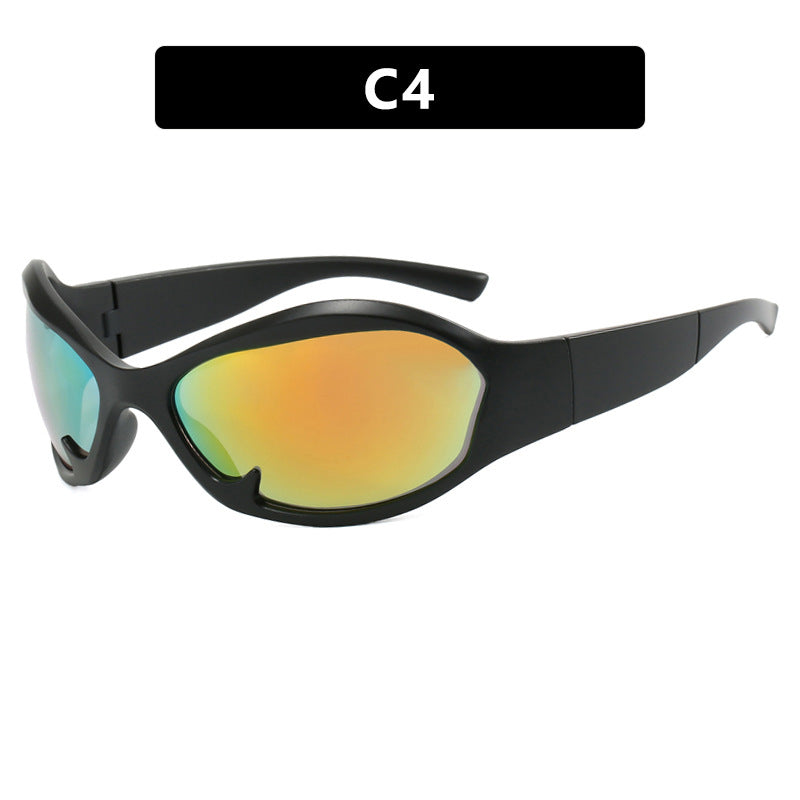 Dame Sport-solbrille med slitesterkt design og beskyttende UV-filter Luvikno