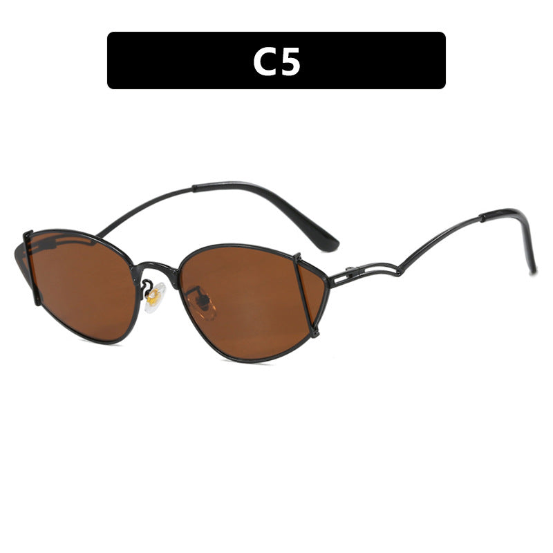 Dame moteriktig Cat-Eye solbrille Luvikno