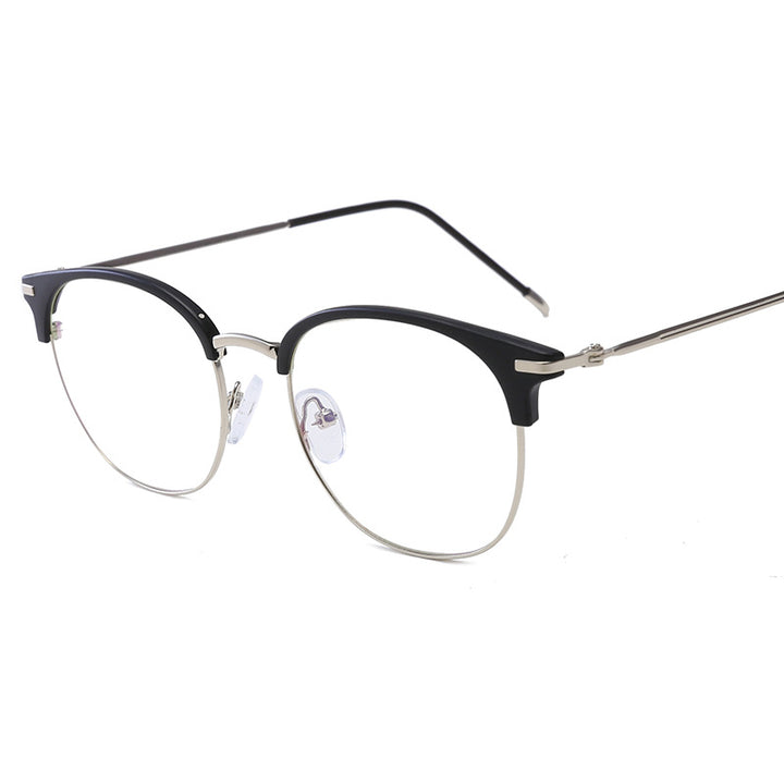 Damer moteriktig cat-eye brille med filigran metallramme Luvikno