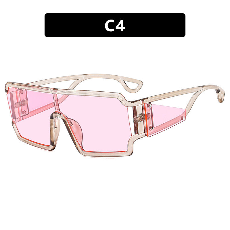 Dame moteriktig sports solbrille med futuristisk design Luvikno