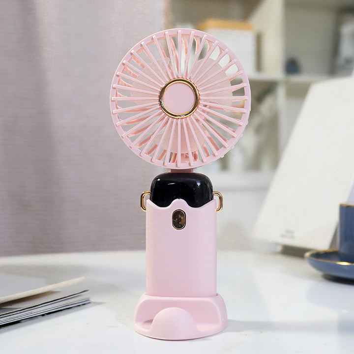 Dame Bærbar Mini-vifte med ergonomisk håndtakdesign og justerbar helling Luvikno