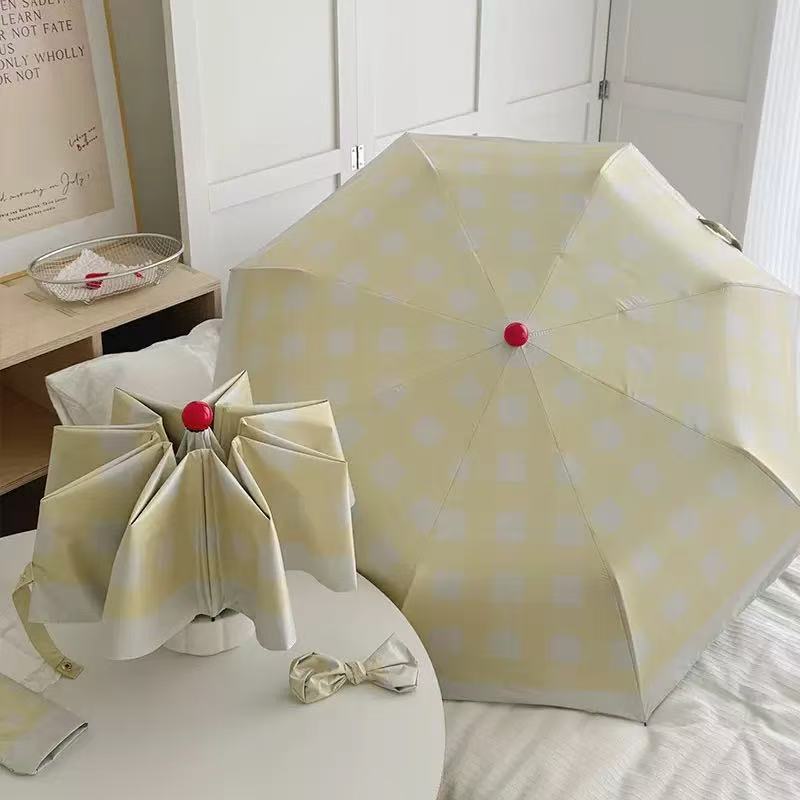 Dame sammenleggbart paraply med spesiell design Luvikno