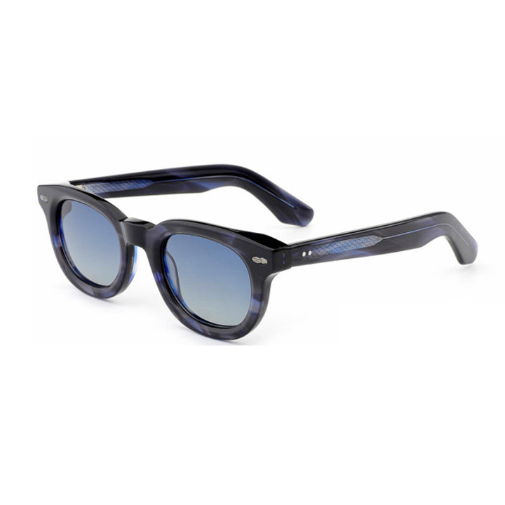 Dame retro-inspirert solbrille med bredt skilpadde-ramme og harmoniske glass Luvikno