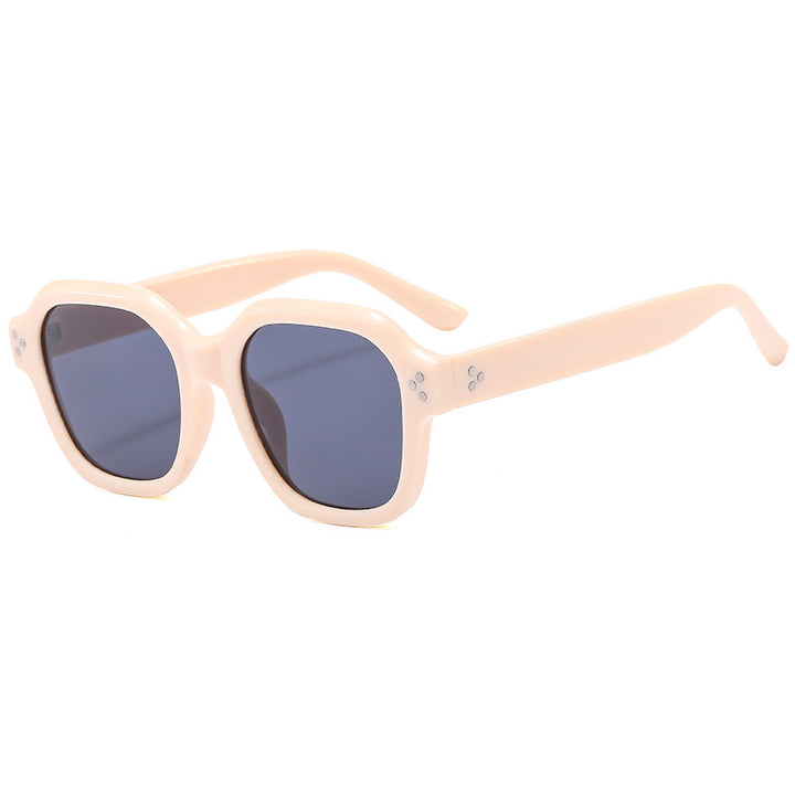 Dame Moderne Retro-solbriller med bred ramme og UV-beskyttelse Luvikno