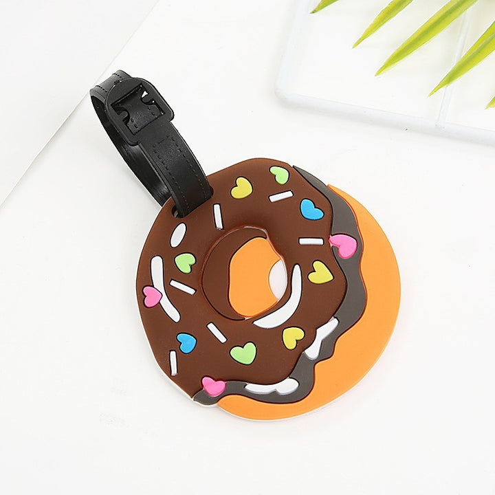 Unisex Bagasjelapp i søtt donut-design Luvikno