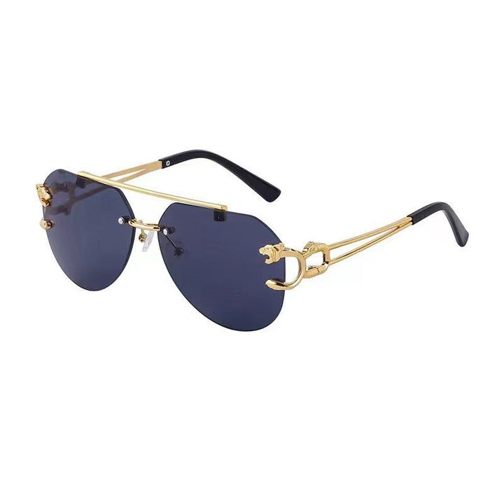 Dame Designer solbrille med unikt dyreakcent Luvikno