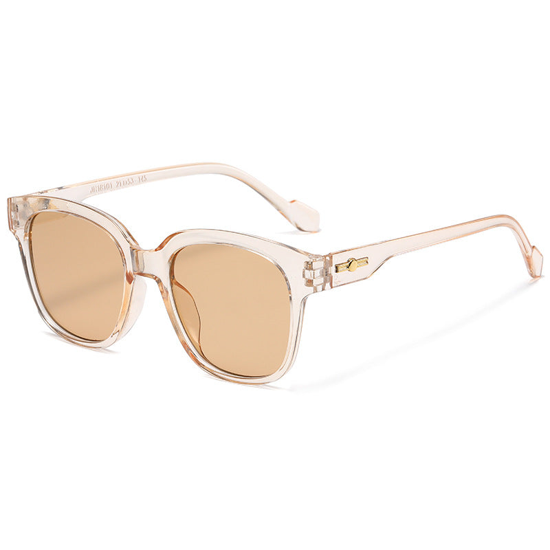 Dame Kvadratisk solbrille i elegant skilpadde-design Luvikno
