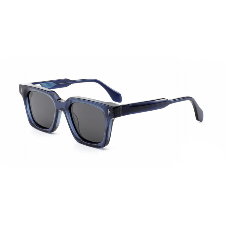 Dame klassisk kvadratisk solbrille med robust ramme og UV-beskyttelse Luvikno