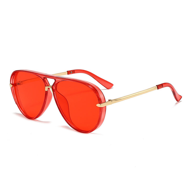 Dame pilot-solbrille med moderne metallramme og UV-beskyttelse Luvikno