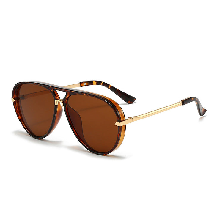 Dame pilot-solbrille med moderne metallramme og UV-beskyttelse Luvikno