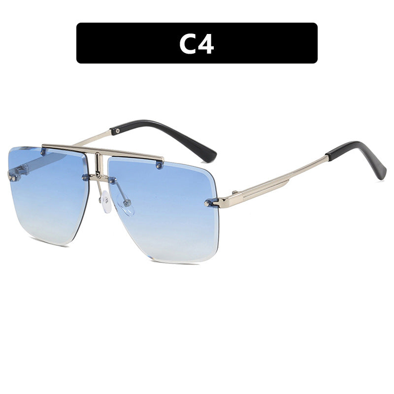 Dame kvadratisk solbrille i stilfull minimalistisk design Luvikno