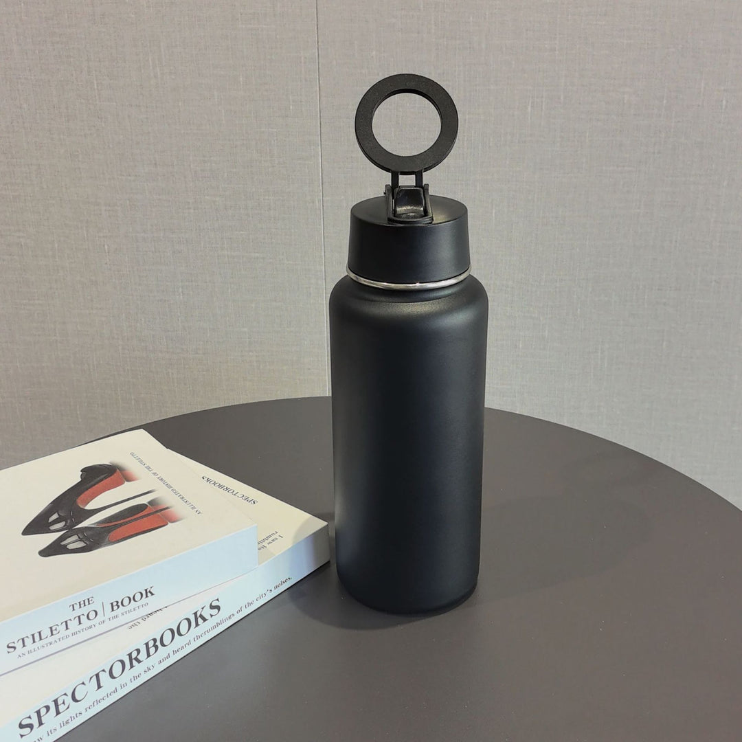 Unisex Sporty Stainless Steel Water Bottle Luvikno