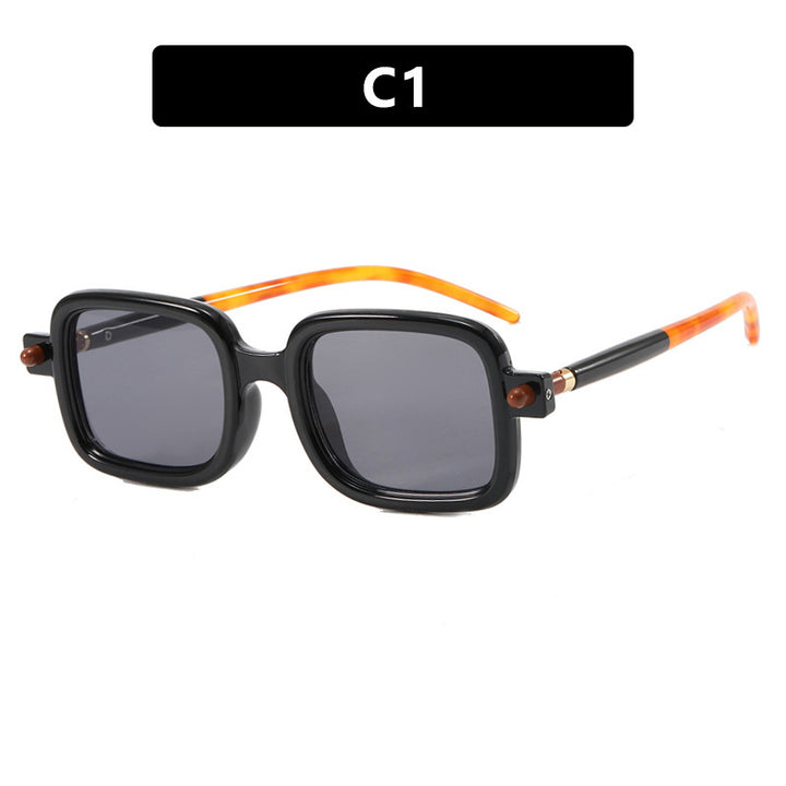 Dame firkantet solbrille med trendy ramme og komfortabel passform Luvikno