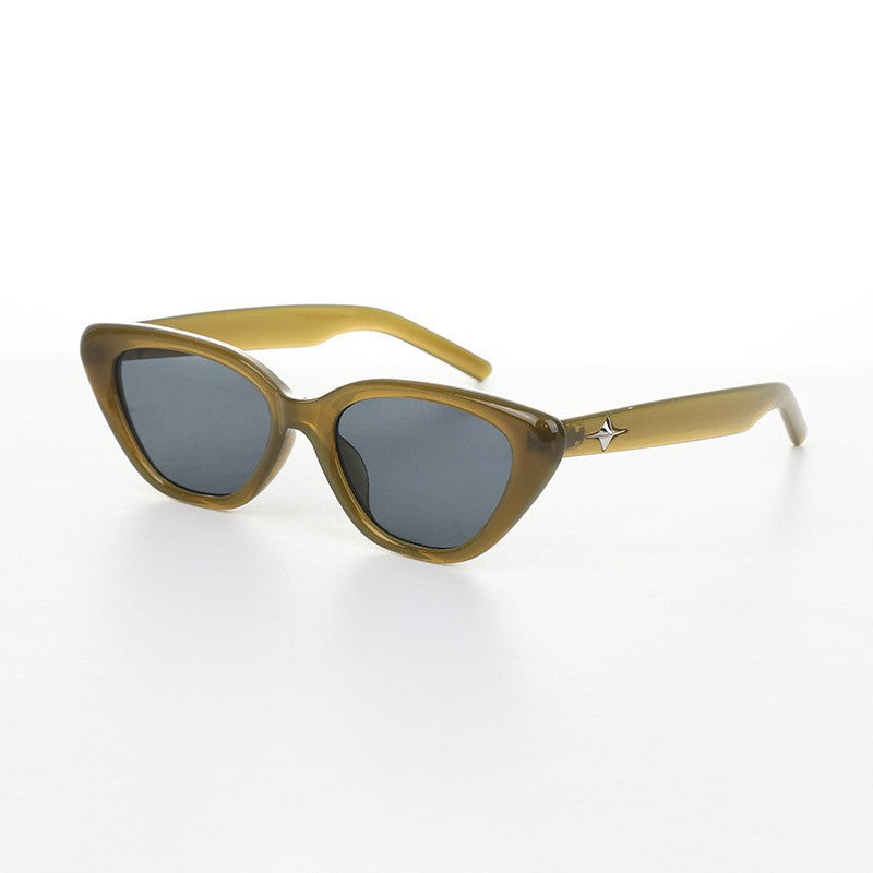 Dame Cat-Eye solbriller med elegant design og UV-beskyttelse Luvikno