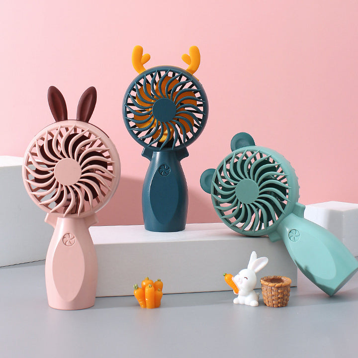 Unisex Søt Blomsterdesign Skrivebordvifte Luvikno