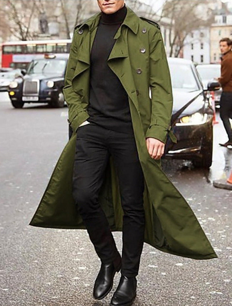 Luvik | Herre klassisk trenchcoat