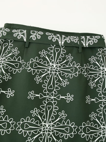 Luvik | Painettu puffer-takki-setti