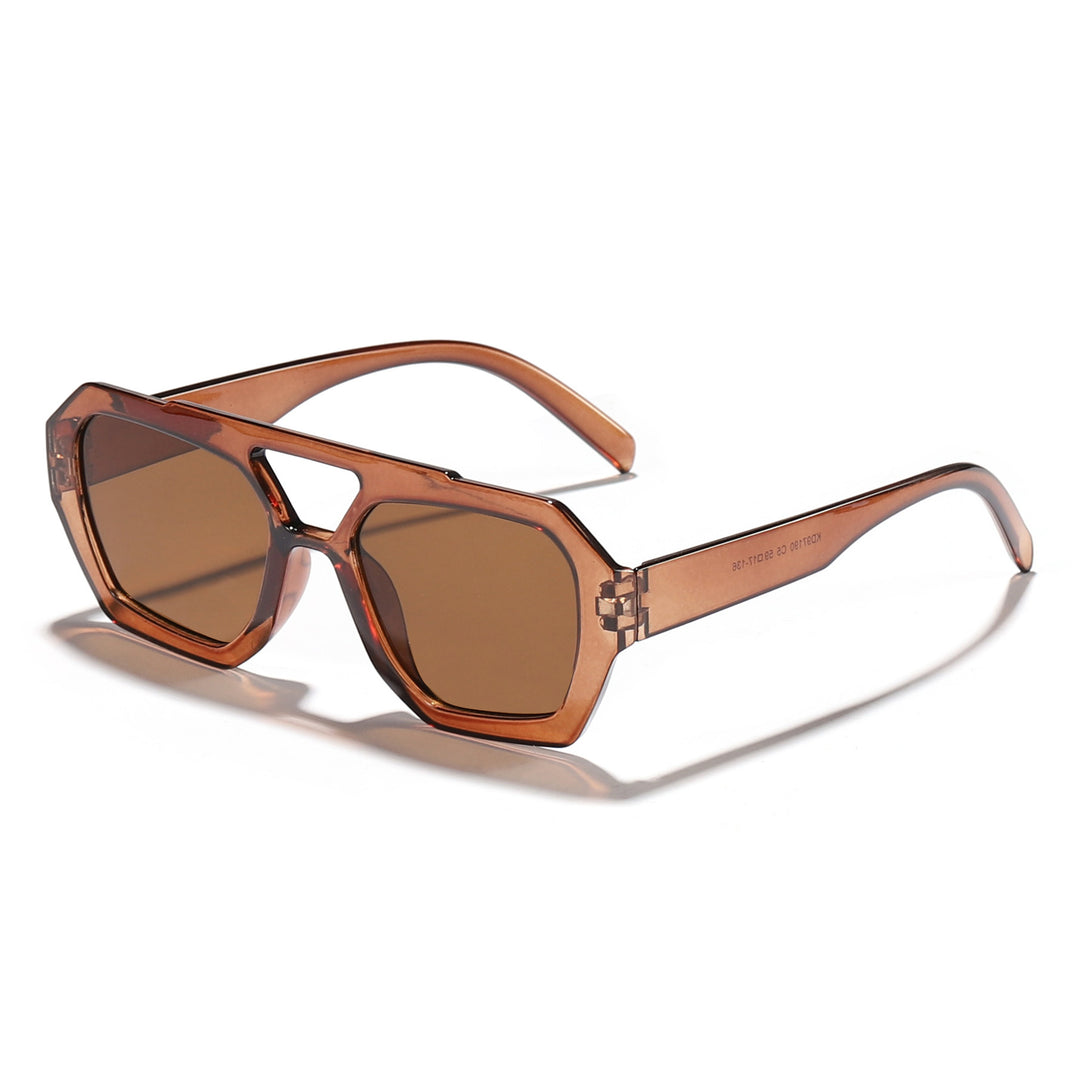 Dame moteriktig solbrille i eksklusiv oktagon-design Luvikno
