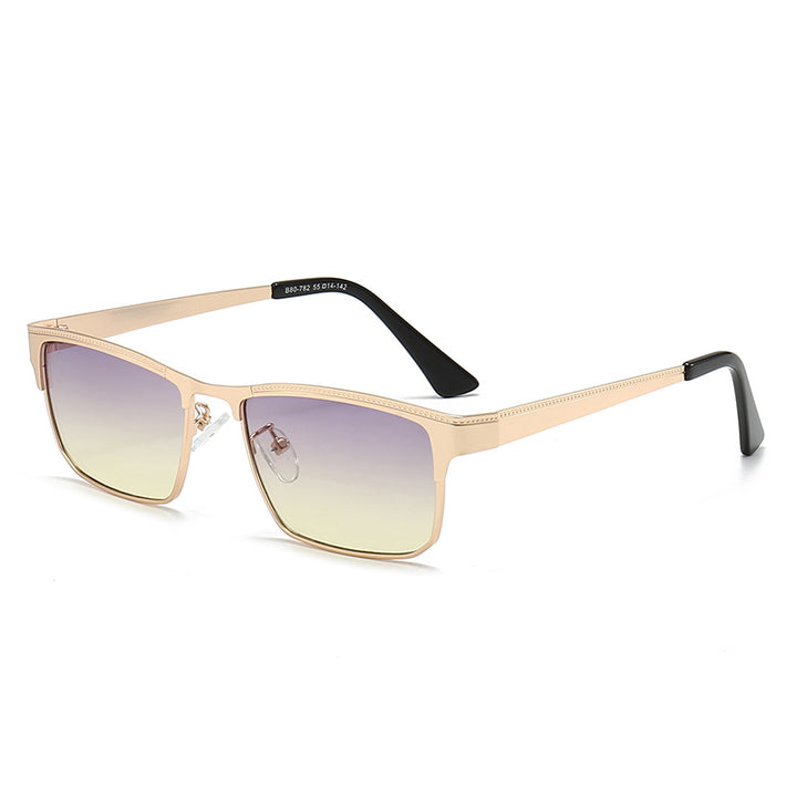 Dame kvadratisk solbrille med en stilig ramme og optimal UV-beskyttelse Luvikno