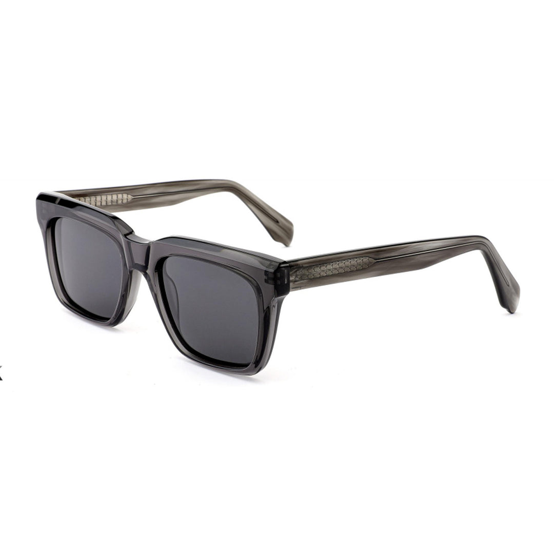 Dame moteriktig solbrille i elegant rektangulært design med robust ramme og UV-beskyttelse Luvikno