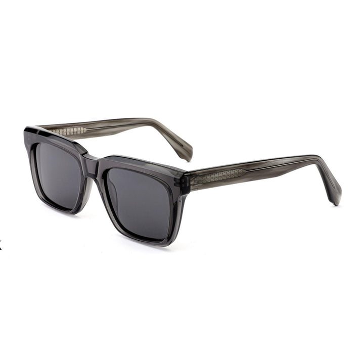 Dame moteriktig solbrille i elegant rektangulært design med robust ramme og UV-beskyttelse Luvikno