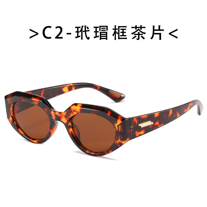 Damer geometrisk Cat-Eye solbriller Luvikno