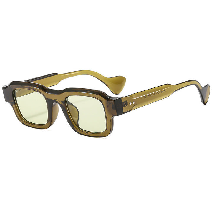 Dame trendy firkantet solbrille med ergonomisk design Luvikno