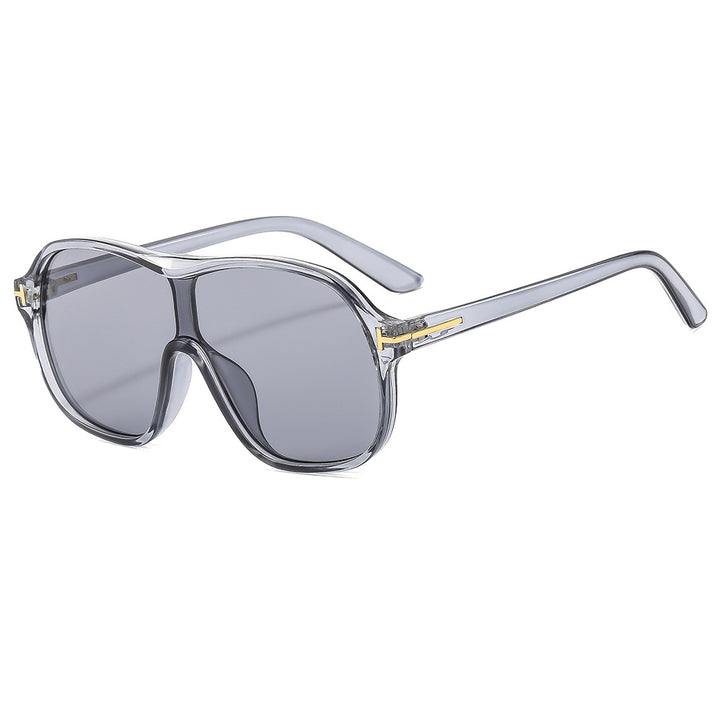 Dame moteriktig oversized solbrille med innovativt design Luvikno