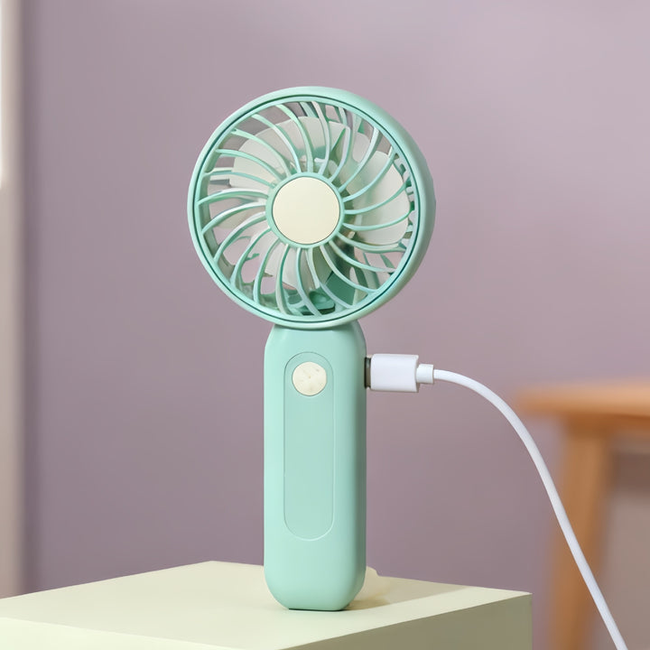 Dame Bærbar Mini-Vifte med USB-ladefunksjon og ergonomisk design Luvikno