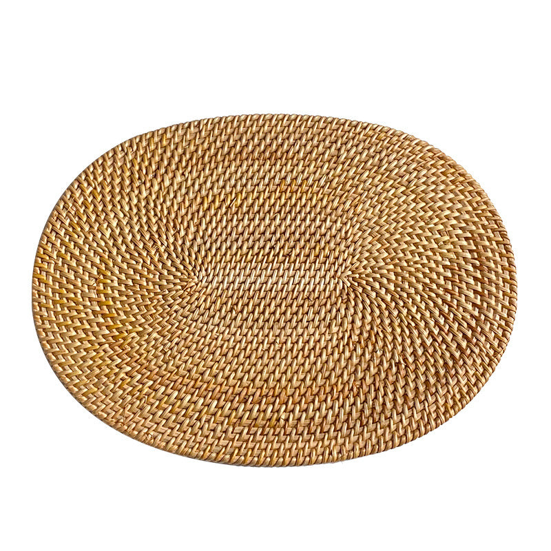 Dame rund Naturmaterial Serveringsfat Luvikno