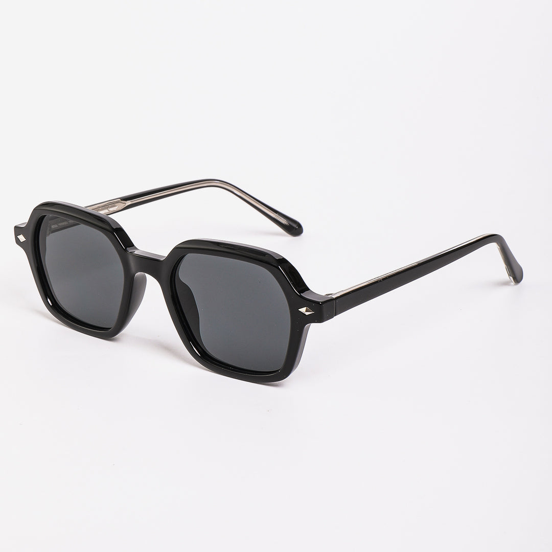 Dame moteriktig solbrille i stilig oktagon-design Luvikno