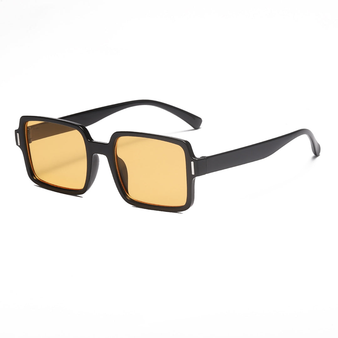 Dame kvadratisk solbrille i elegant leopardmønster Luvikno
