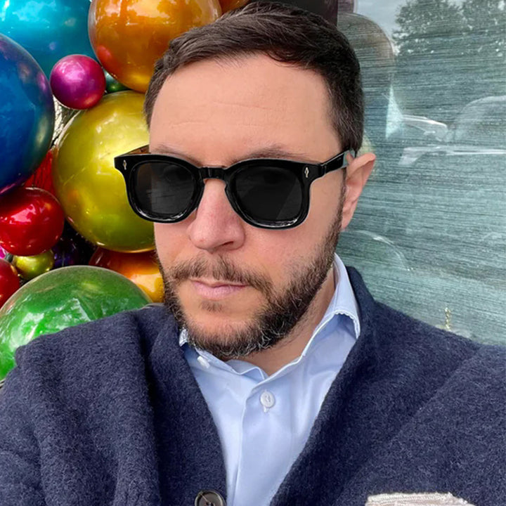 Dame UV-beskyttelse solbriller med moderne acetatrammer Luvikno