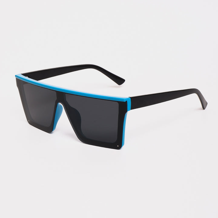 Dame oversized solbriller i futuristisk design Luvikno