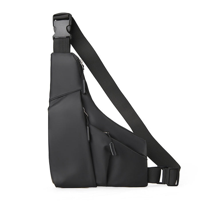 Unisex Sling Backpack med flere rom og vanntett materiale Luvikno