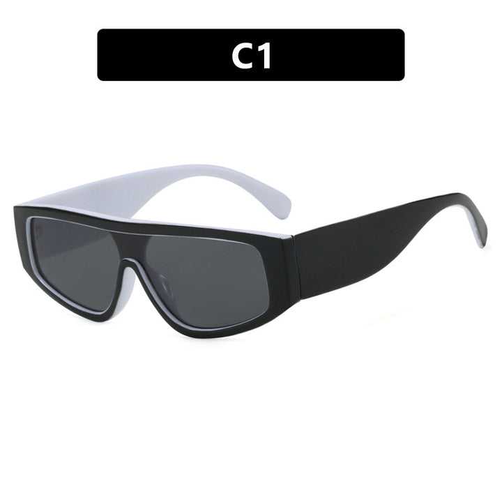 Damen moteriktig sports solbrille med innovativt design og bred ramme Luvikno