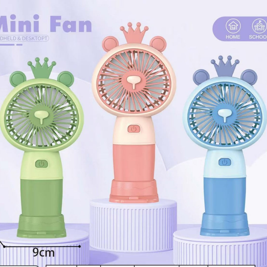 Unisex Håndvifte med fleksibelt design og integrert USB-ladefunksjon Luvikno
