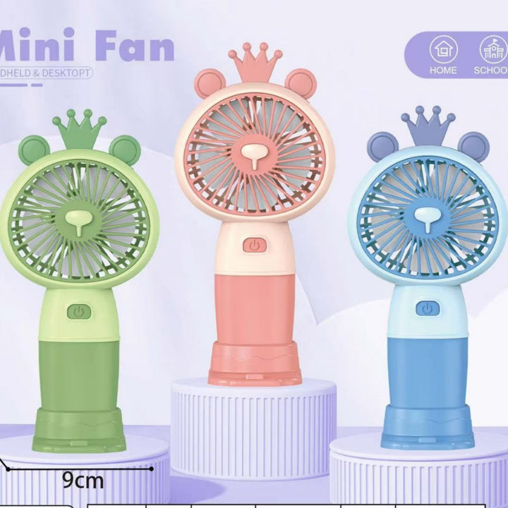 Unisex Håndvifte med fleksibelt design og integrert USB-ladefunksjon Luvikno